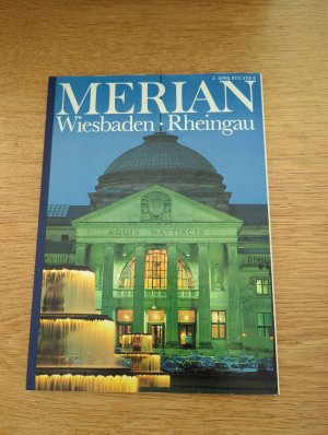 gebrauchtes Buch – Merian – Wiesbaden. Rheingau 4/87