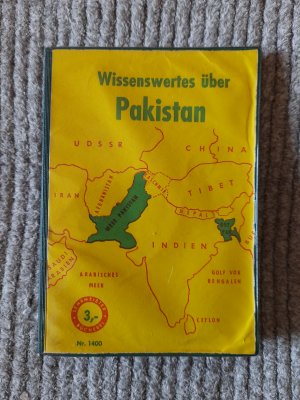 antiquarisches Buch – Gottfried Wichman – Wissenswertes über Pakistan