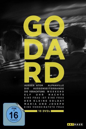 gebrauchter Film – Jean-Luc Godard – Best of Jean-Luc Godard [10 Filme auf 10 DVDs]: Der kleine Soldat, Eine Frau ist eine Frau, Eine verheiratete Frau, Die Außenseiterbande, Alphaville, Weekend, Maria und Joseph, Außer Atem, Die Verachtung, Elf Uhr Nachts