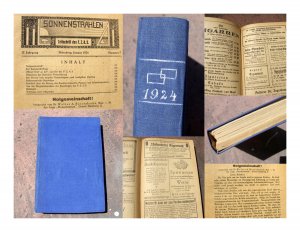 Sonnenstrahlen. Zeitschrift des F. Z. A. S. 17. Jahrgang, Heft 7, Januar 1924 - Heft 12, Juni 1924 und 18. Jahrgang, Heft 1, Juli 1924 - Heft 6, Dezember […]