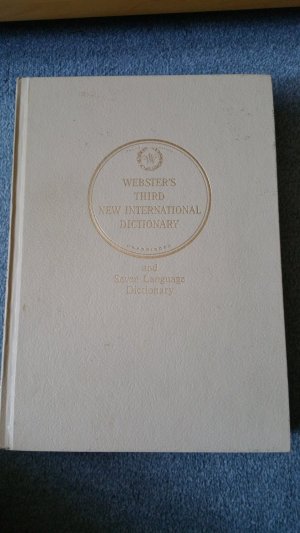 gebrauchtes Buch – Webster`s third new international dictionary and seven language dictionary - 3 Bände