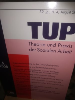 gebrauchtes Buch – Arbeiterwohlfahrt Bundesverband – TUP, Theorie und Praxis der Sozialen Arbeit, 59. Jg., H. 4, Oktober 2008