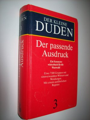 gebrauchtes Buch – Dr. Maria Dose – Der kleine Duden / Der passende Ausdruck