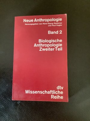 gebrauchtes Buch – Hans Georg Gadamer Hrsg – Biologische Anthropologie Band 2