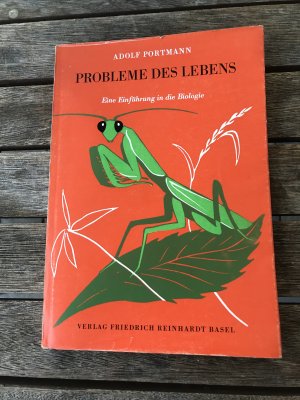 antiquarisches Buch – Adolf Portmann – Probleme des Lebens. Eine Einführung in die Biologie.