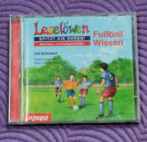 gebrauchtes Hörbuch – Ulli Schubert – Leselöwen Wissen - Abenteuer- und Sachgeschichten. Fußball-Wissen. Audio-CD