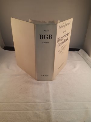 gebrauchtes Buch – Otto Palandt – Bürgerliches Gesetzbuch 63. neu bearbeitete Auflage