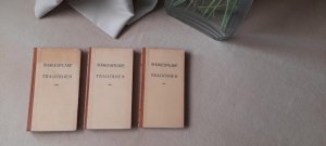 antiquarisches Buch – shakespeare – tragödien band I-III