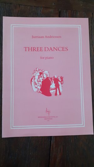 antiquarisches Buch – Jurriaan Andriessen – Three Dances for Piano