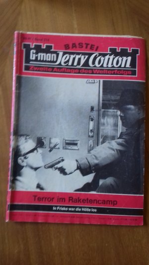 Jerry Cotton Band 514 Terror im Raketencamp 2.Auflage Verlag Bastei 1968