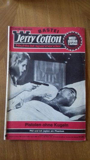 Jerry Cotton Band 646 Pistolen und Kugel 2.Auflage Verlag Bastei 1972 2.Auflage
