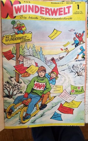 Wunderwelt, die bunte Jugendzeitschrift Jahrgang gebunden 1964