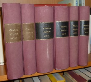 Gesetzblatt für den Freistaat Oldenburg von den Jahren 1927 bis 1936 + Oldenburgisches Gesetzblatt 1937 und 1938. Der Gesetzsammlung 45. bis 50. Band. […]