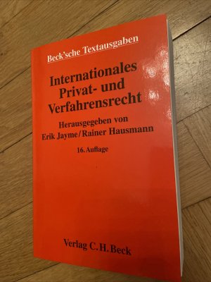 gebrauchtes Buch – Jayme, Erik; Hausmann – Internationales Privat- und Verfahrensrecht - Rechtsstand: 1. Juli 2012