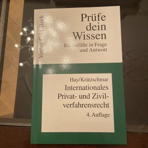 gebrauchtes Buch – Hay, Peter; Krätzschmar – Internationales Privat- und Zivilverfahrensrecht