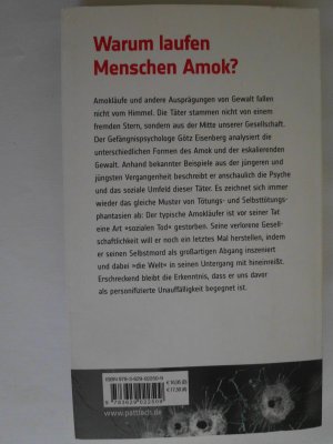 gebrauchtes Buch – Götz Eisenberg – Damit mich kein Mensch mehr vergisst - Warum Amok und Gewalt kein Zufall sind