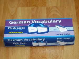 German Vocabulary: Quick Study Karten - 1000 Flash Crads