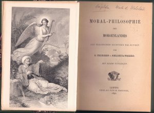 antiquarisches Buch – Schlechta von Wschehrd – Moral-Philosophie des Morgenlandes : aus persischen Dichtern erläutert.