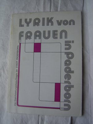 gebrauchtes Buch – Gleichstellungsbeauftragte der Stadt Paderborn  – Lyrik von Frauen in Paderborn