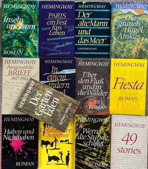 Hemingway - Werke in Einzelausgaben - 13 Bände komplett plus 1 Paperback