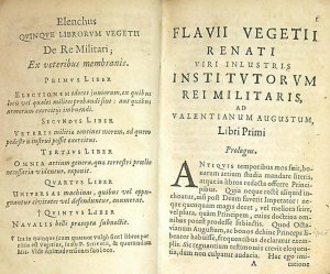 Viri illustris Flavii Vegetii Renati, & Sex. Jvlii Frontini Viri Consularis, De Re Militari Opera; Ex recensione Petri Scriverii : Accedunt alia ejusdem […]