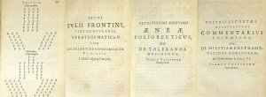 antiquarisches Buch – Flavius, Vegetius Renatus – Viri illustris Flavii Vegetii Renati, & Sex. Jvlii Frontini Viri Consularis, De Re Militari Opera; Ex recensione Petri Scriverii : Accedunt alia ejusdem argumenti Vetervm Scripta