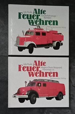 2 X Alte Feuerwehren (Magirus-Deutz, Borgwald, Hanomag...) + Sonderfahrzeuge, Raritäten