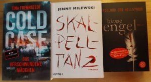 gebrauchtes Buch – 3x TB Thriller - Tina Frennstedt + Jenny Milewski + Anders Roslund & Börge Hellström – Cold Case - Das verschwundene Mädchen + Skalpelltanz + Blasse Engel