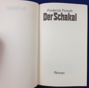 gebrauchtes Buch – Frederick Forsyth – Der Schakal