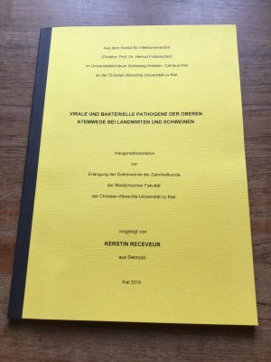 Virale und bakterielle Pathogenese Der oberen Atemwege bei Landwirten und Schweinen