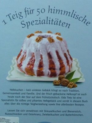 gebrauchtes Buch – Oda Tietz – Backen mit Glücksgefühl: Hefeteig - ganz einfach