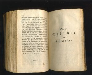 "Von den vornehmsten Pflichten des Menschen " (Moralische Vorlesungen 16.- 25. Fortsetzung / C. F. Gellerts LEBEN / "Sämtlicher Schriften" letzter Doppelband […]