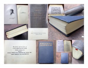 antiquarisches Buch – Engels, Friedrich; Rjasanow – Karl Marx, Friedrich Engels, Historisch-kritische Gesamtausgabe. Werke / Schriften / Briefe. Im Auftrag des Marx-Engels-Instituts Moskau herausgegeben und mit einer Einleitung von D. Rjazanov. Erste Abteilung, Band 2: Friedrich Engels: Werke und Schriften bis Anfang 1844 nebst Briefen und Dokumenten.