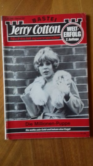 Jerry Cotton Band 707 Die Millionen-Puppe 2.Auflage Verlag Bastei 1976