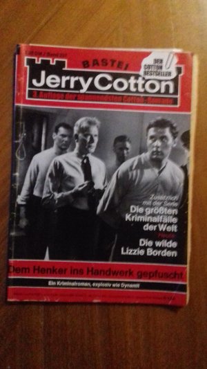 Jerry Cotton Band 237 Dem Henker ins Handwerk gepfuscht 3 Auflage Verlag Bastei 1975