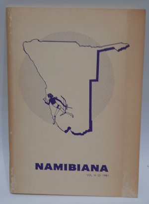 gebrauchtes Buch – SWA Wissenschaftliche Gesellschaft  – Namibiana : Mitteilungen der ethnologisch-historischen Arbeitsgruppe : Vol. III (2) 1981