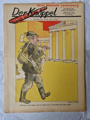 Der Knüppel. Satirische Arbeiterzeitung. Jahrgang IV., Nr. 8. November 1926.