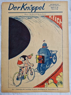 Der Knüppel. Satirische Arbeiterzeitung. Jahrgang IV., Nr. 1. Juli 1926.