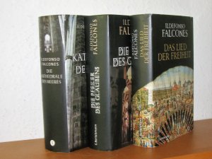 gebrauchtes Buch – Ildefonso Falcones – Die Kathedrale des Meeres / Die Pfeiler des Glaubens / Das Lied der Freiheit