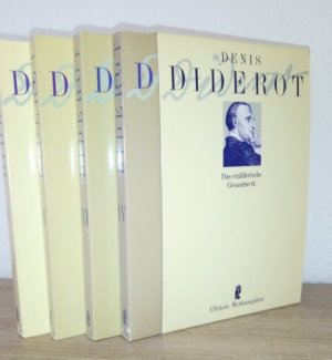 gebrauchtes Buch – Denis Diderot / Hans Hinterhäuser  – Das erzählerische Gesamtwerk. Werkausgabe in 4 Bänden (Bd. I - IV im Schuber)