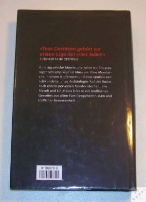 gebrauchtes Buch – Tess Gerritsen – Grabkammer. Rizzoli & Isles, Band 7