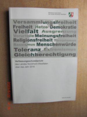 Verfassungsschutzbericht des Landes Nordrhein-Westfalen über das Jahr 2016