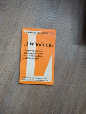 gebrauchtes Buch – Langenscheidt-Lektüre – 13 Whodunits