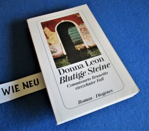 gebrauchtes Buch – Donna Leon – BLUTIGE STEINE