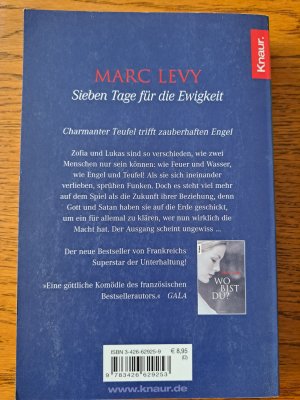 gebrauchtes Buch – Marc Levy – Sieben Tage für die Ewigkeit