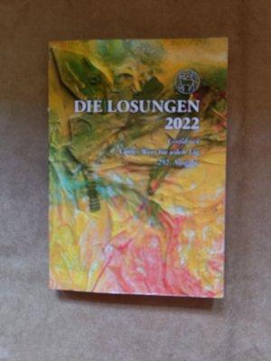 gebrauchtes Buch – Herrnhuter Brüdergemeine – Losungen Deutschland 2022 / Die Losungen 2022 - Geschenk-Grossdruckausgabe