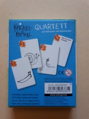 gebrauchtes Spiel – Krickel-Krakel Quartett (Kartenspiel)