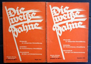 Neugeist "Die weiße Fahne" Jahrgang 1952-Hefte 8-12 - Verinnerlichung-Vergeistigung