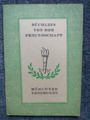 antiquarisches Buch – Schmidkunz, Walter  – Büchlein von der Freundschaft