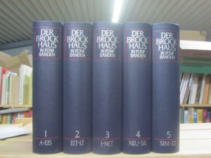 Der Brockhaus : in fünf Bänden. [red. Leitung: Annette Zwahr. Red.: Jutta Arndt ...]